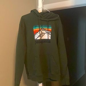 Dark Green Patagonia Hoodie